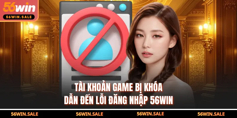 Tài khoản game bị khóa dẫn đến lỗi đăng nhập 56WIN